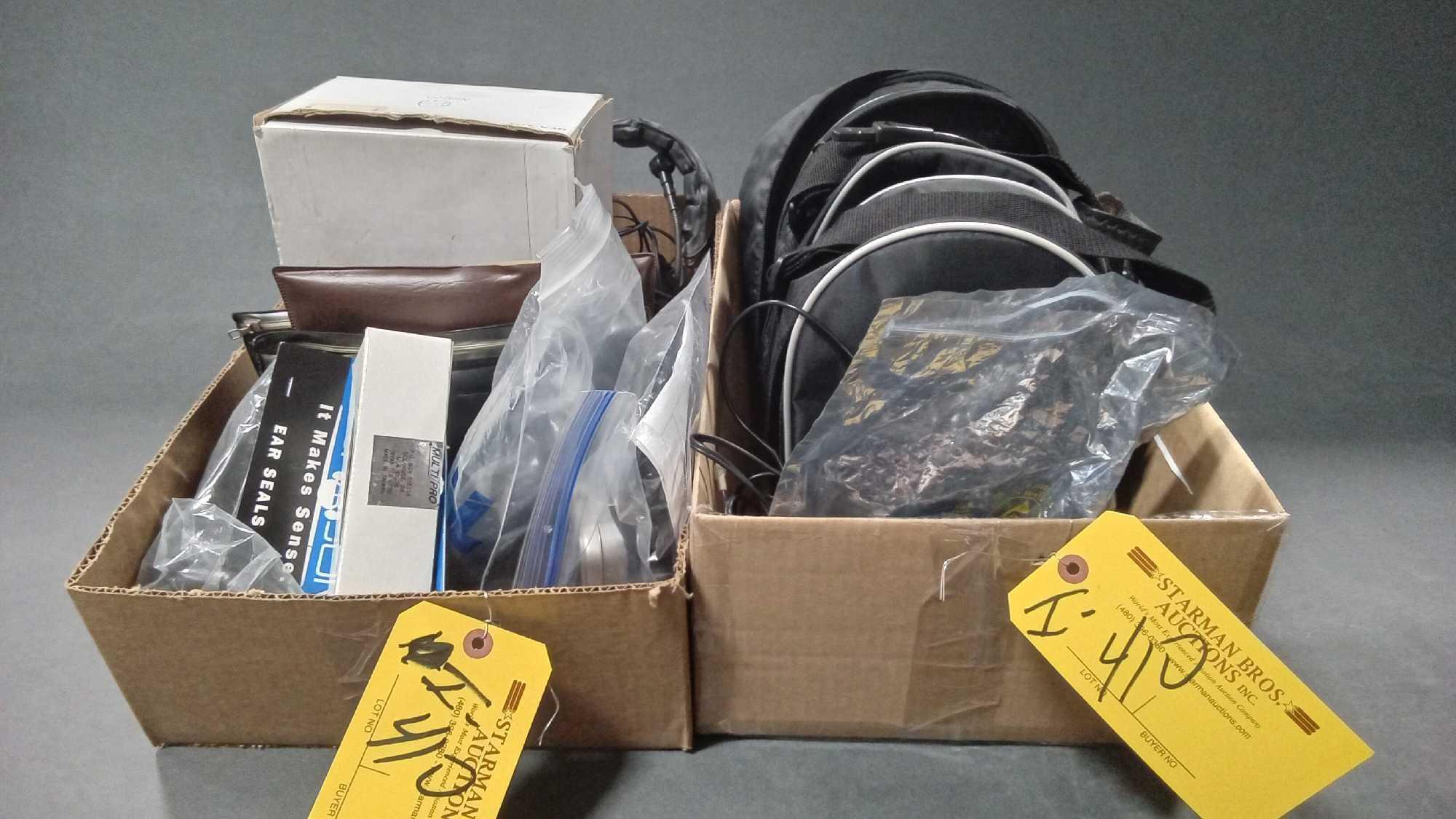 BOXES OF HEADSETS & HEADSET INVENTORY