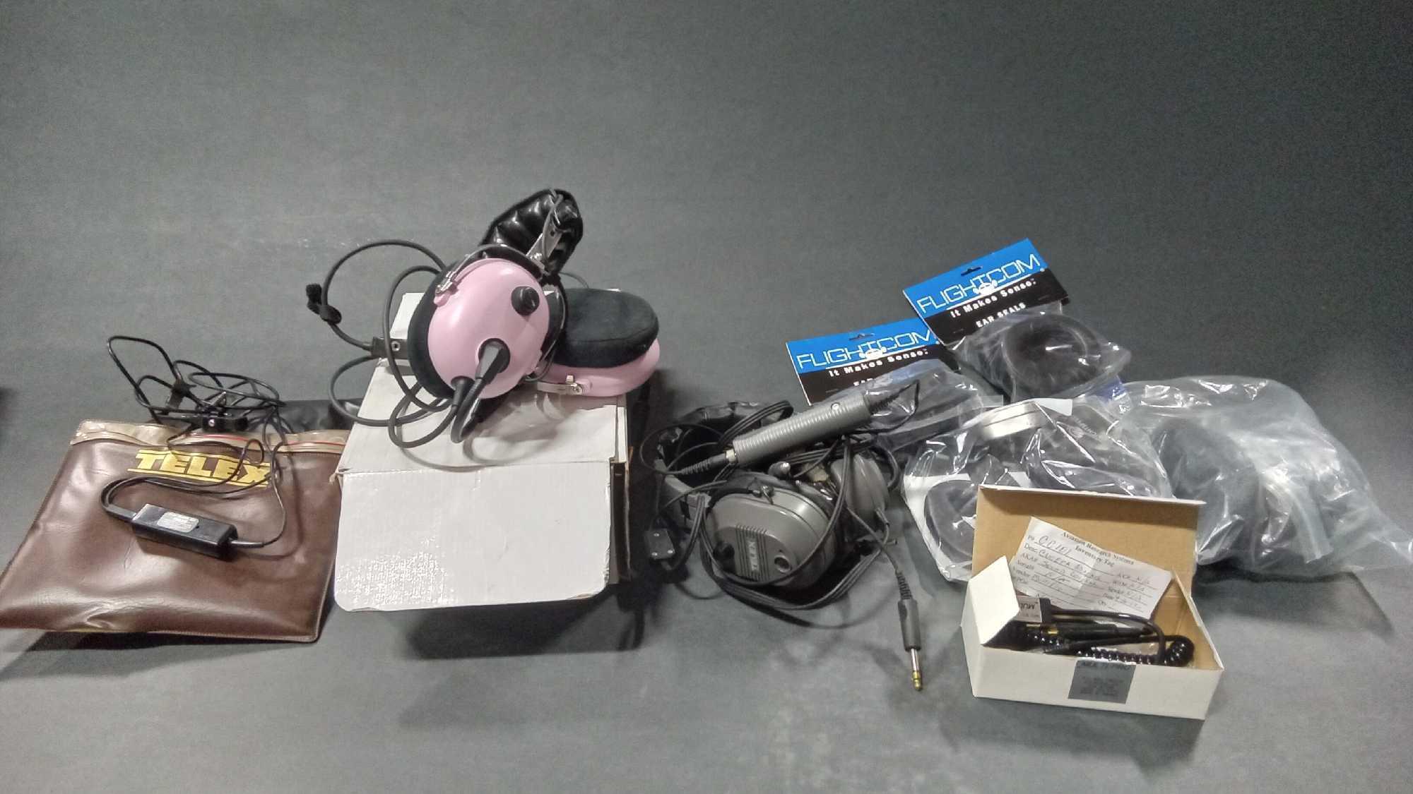 BOXES OF HEADSETS & HEADSET INVENTORY