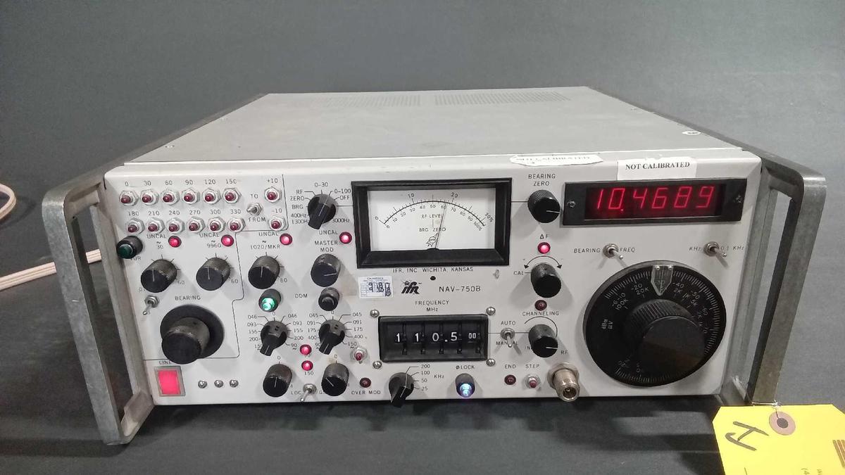 IFR-750B TEST PANEL (POWERS ON/NOISY FAN)