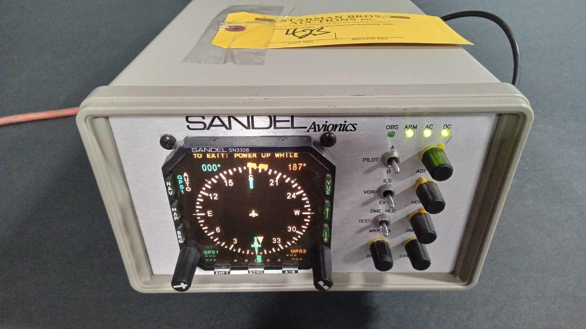 SANDEL SN3308 POWER UNIT (POWERS ON) & GPS STATION