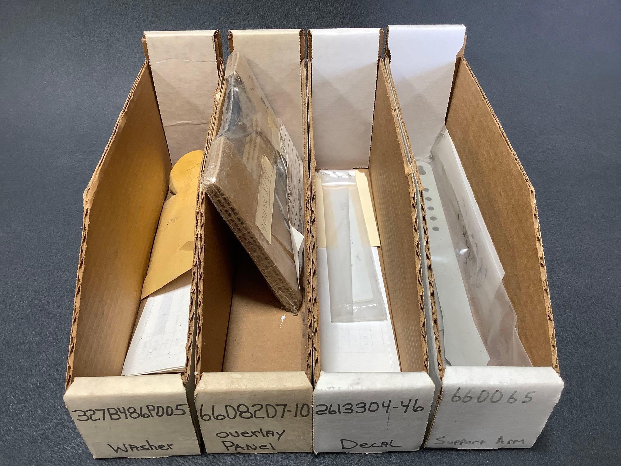 (LOT) 70 BOXES OF NEW LEARJET & HARDWARE EXPENDABLES