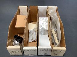 (LOT) 70 BOXES OF NEW LEARJET & HARDWARE EXPENDABLES