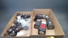 BOXES OF SUCTION GAUGES (SOME NEW) & INSTRUMENTS FOR PARTS ONLY