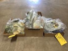 BOXES OF NEW LEARJET/CHALLENGER ELECTRICAL HARNESS, LINES & AIRFRAME EXPENDABLE