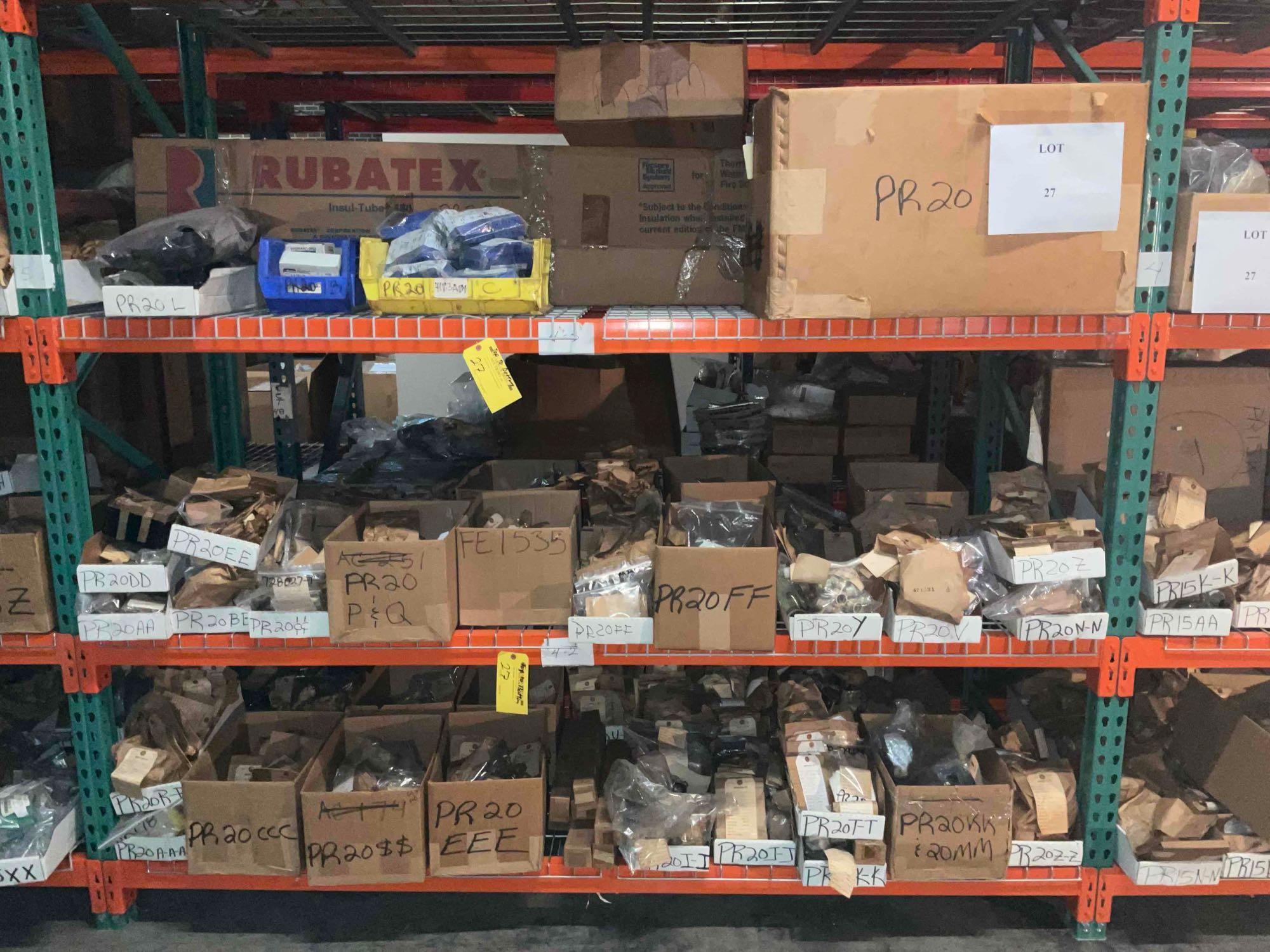 2790 LINE ITEMS. 90% OF THIS LOT IS NEW SURPLUS EXPENDABLES, HARDWARE & ELECTRICAL REMAINDER IS