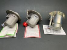 FUEL PUMP CANISTERS C93R16602 (1 INSPECTED & 1 SERVICEABLE) & D240910 (NEEDS REPAIR)