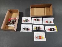 BOXES OF ANTI-ICE VALVE & PRESSURE SWITCHES PYLB50487-1 & 2820 (ALL REMOVED FOR REPAIR)