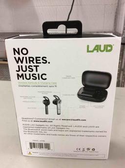 Laud True Wireless Bluetooth Earphones & Chargi ng Case