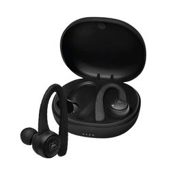 Fisher FTW330 True Wireless Wrap-Around Earphones with Charging Case, Black