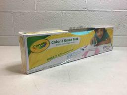 Crayola Color & Erase Mat, Travel Coloring Kit, Gifts, Ages 3, 4, 5, 6