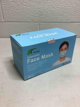 Disposable 3 Ply Face Mask (50 Pack) | Perfect for Day to Day Use