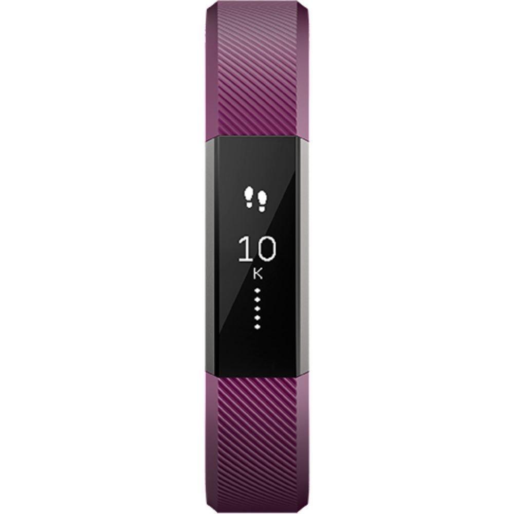 Fitbit Alta Fitness Tracker, Silver/Plum, Large (6.7 - 8.1 Inch) (US Version)