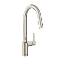 Moen 7565ESRS Align Motionsense Two-Sensor Touchless Modern Pulldown Kitchen Faucet with Reflex