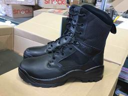 5.11 Tactical Women's 8-Inch Tactical Side Zip Military Combat Boot, Style 12403, Black, 9.5 Regular