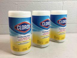 Clorox Disinfecting Wipes, Crisp Lemon, 75 Count