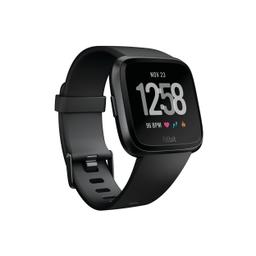 Fitbit Versa Smart Watch, Black/Black Aluminium, One Size