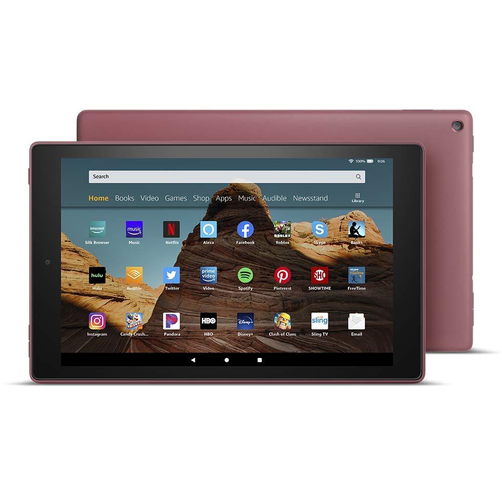 Fire HD 10 Tablet (10.1" 1080p full HD display, 32 GB) Plum