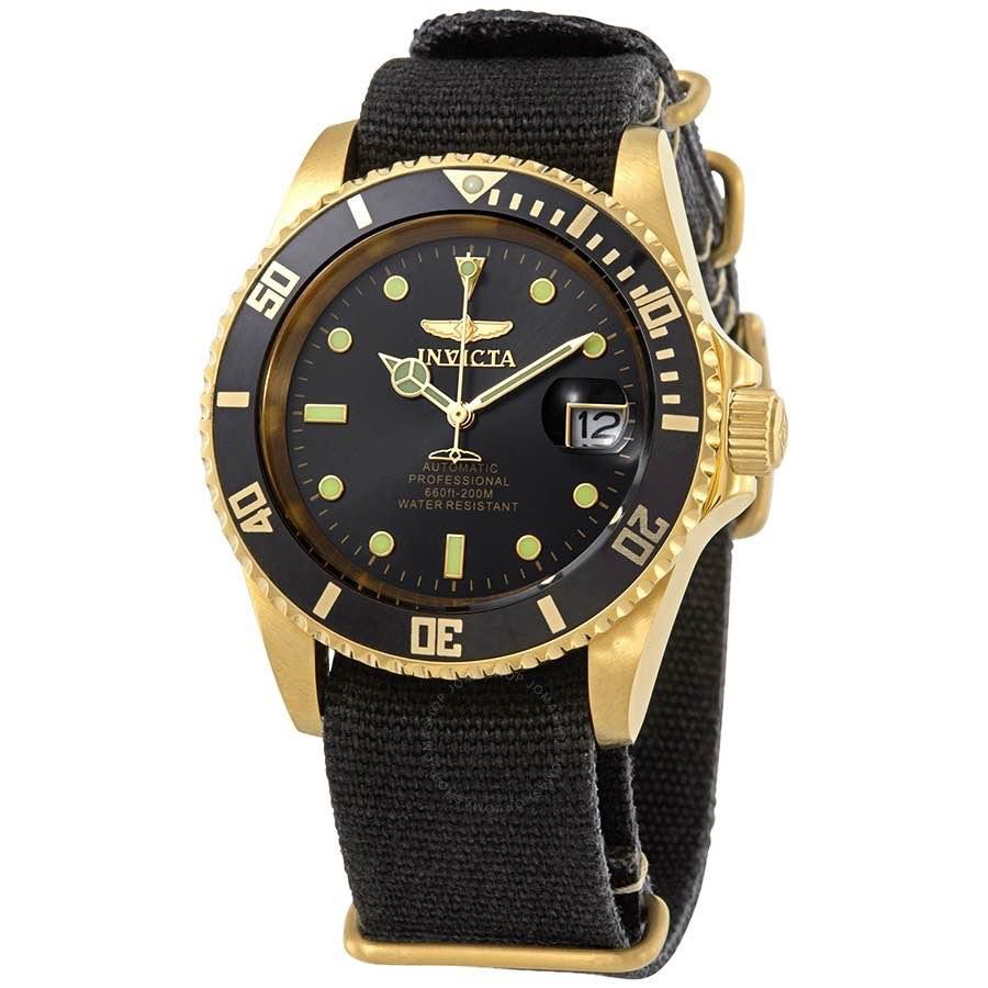 Invicta Men's Pro Diver Automatic Watch In-27626 - Black//Yellow