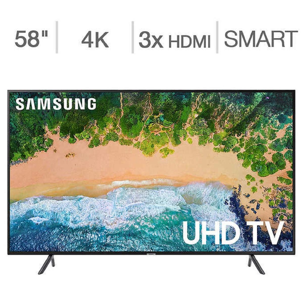 Samsung Electronics UN58MU6070EXZA Flat 58" 4K UHD 6 Series Smart TV
