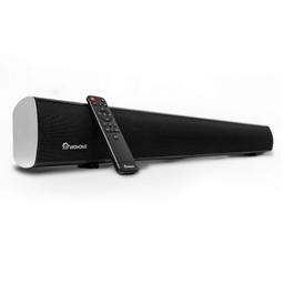 WoHome 2.1 Channel Bluetooth Sound Bar with Built-in Subwoofer 34-Inch 60W Remote Control Model S10