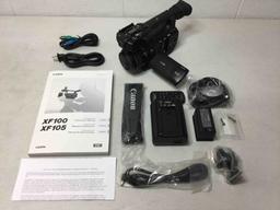 Canon XF100 Professional Camcorder with 10x HD Video lens, Compact Flash (CF) Recording