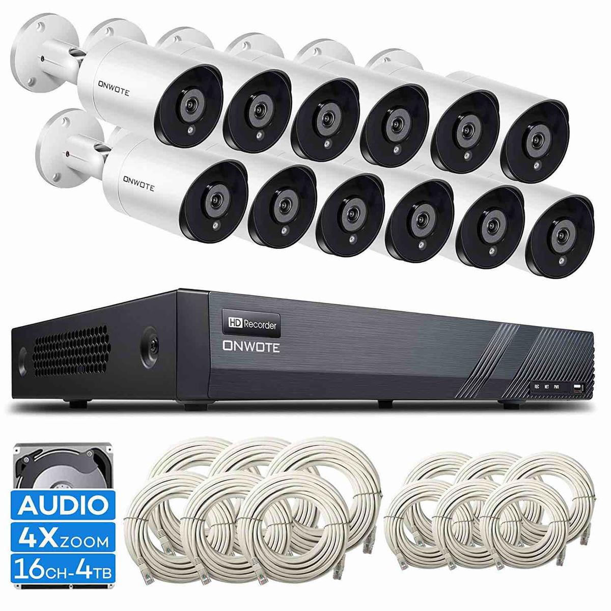 ONWOTE 16 Ch 4K NVR (12)Security Camera System