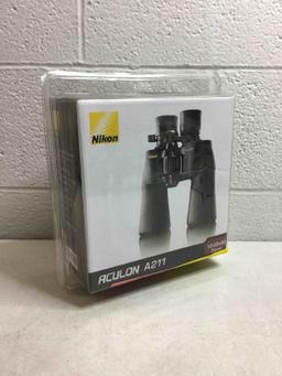 Nikon Aculon A211 Binocular 10-22X50 MM Zoom Clamshell 6489