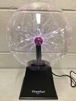 Theefun 8in Magic Plasma Ball Lamp Light