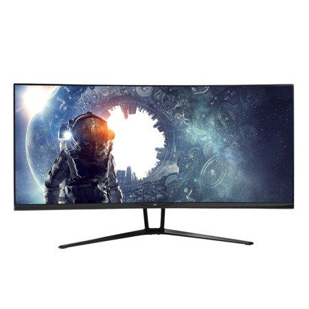 Monoprice Zero-G Curved Gaming Monitor - 35 Inch, UWQHD, 21:9 Ratio, 100Hz Refresh Rate