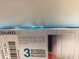 Aduro Shatterguardz Tempered Glass Screen Protectors For Iphone 6/7/8 Plus 3pk