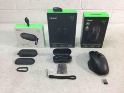 Razor Mobile Gear Bundle - Hammerhead True Wireless & Basilisk X Hyperspeed & THS Case