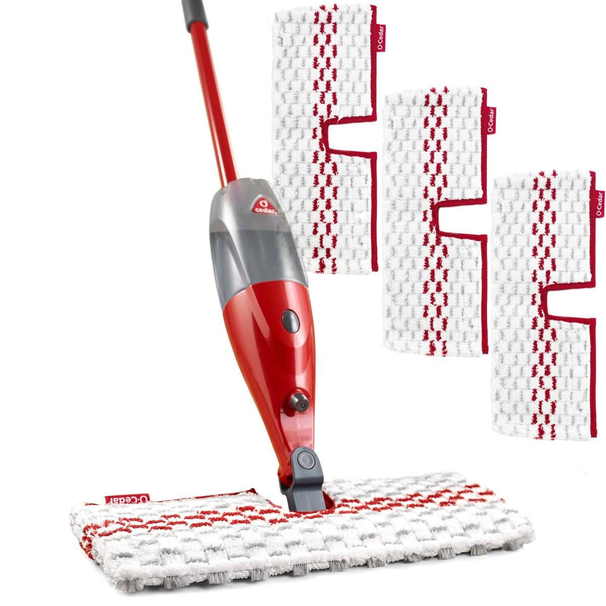 O-Cedar ProMist MAX Microfiber Spray Mop with 3 Extra Refills