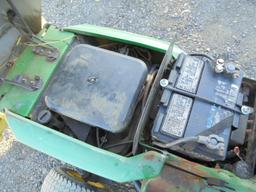 John Deere 316 Garden Tractor w/ Hydraulic Blade, Hydro, Chains, R&D