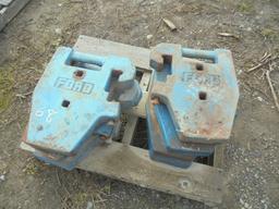 Ford 75LB Suitcase Weights x8