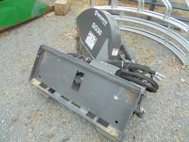 Bradco SG30 Stump Grinder, SSL, Like New