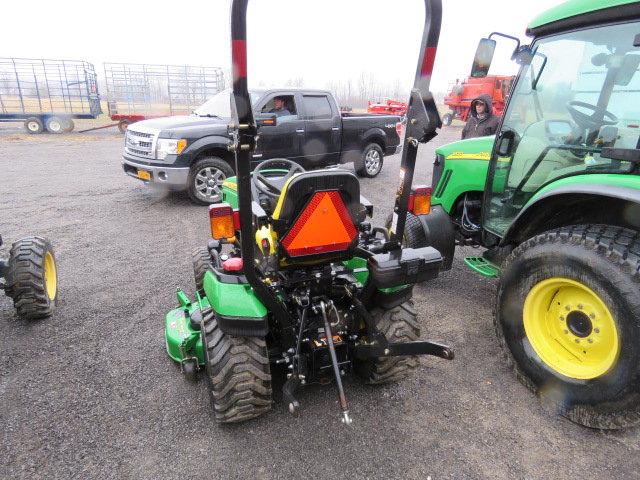 #203 John Deere 1026R w/ Mower, Loader Valve, 433 Hours