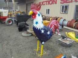 Large Rooster Statue