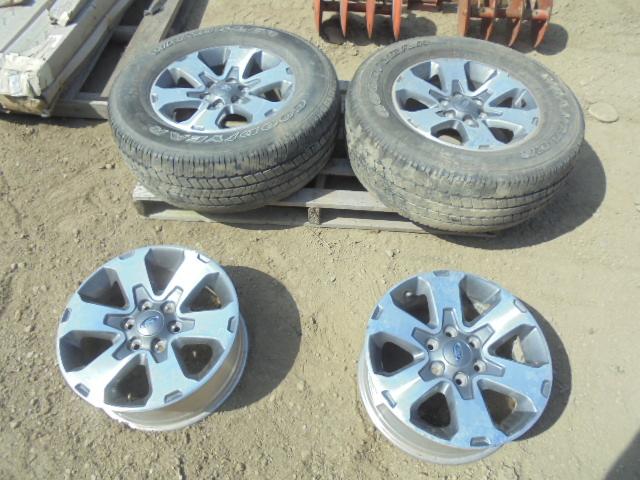 275/65R18 Ford 6 Bolt Rims, 2 On Tires, Nice