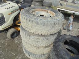 (4) Cooper 265/75R16 Tires On 6 Bolt Dodge Rims