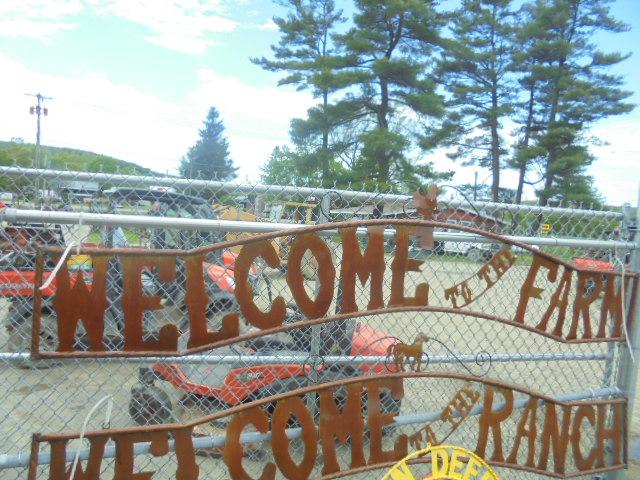 Welcome To The Farm Sign