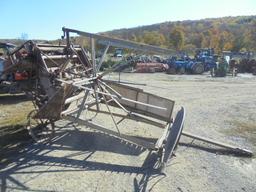 Small Horse Grain Binder, From Local Museum