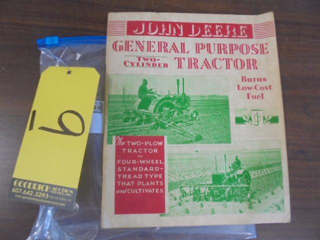 John Deere GP Literature