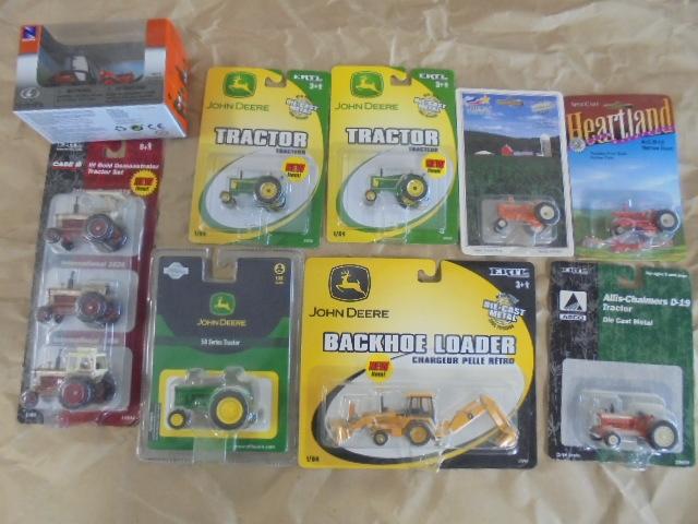 (11) 1/64 Toy Tractors NIB