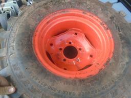 Kubota BX 26.12-12 R4 Rear Tire & Rim, Loaded