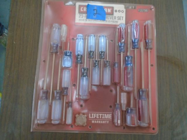 New Craftsman 23 pc Screwdriver Set, Lifetime Warranty