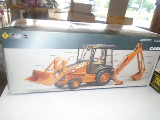 Case 580 Super M Backhoe 1/16 Scale #1 Ertl Precision, NIB, Hard To Find!