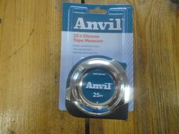 Anvil 25' Chrome Tape Measure