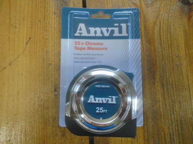 Anvil 25' Chrome Tape Measure