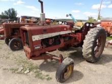 International 656 High Utility Tractor, Gas, 3pt, Remotes, Wheel Weights, 1