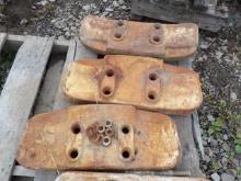 (3X) Ford Front Slab Weights For 5000 & Similar Tractors, By The Piece Time
